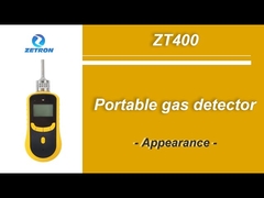 Анализатор CH4 O2его H2S NH3 детектора газа портативного лэндфилл-газа Zetron ZT400 Multi ультракрасный